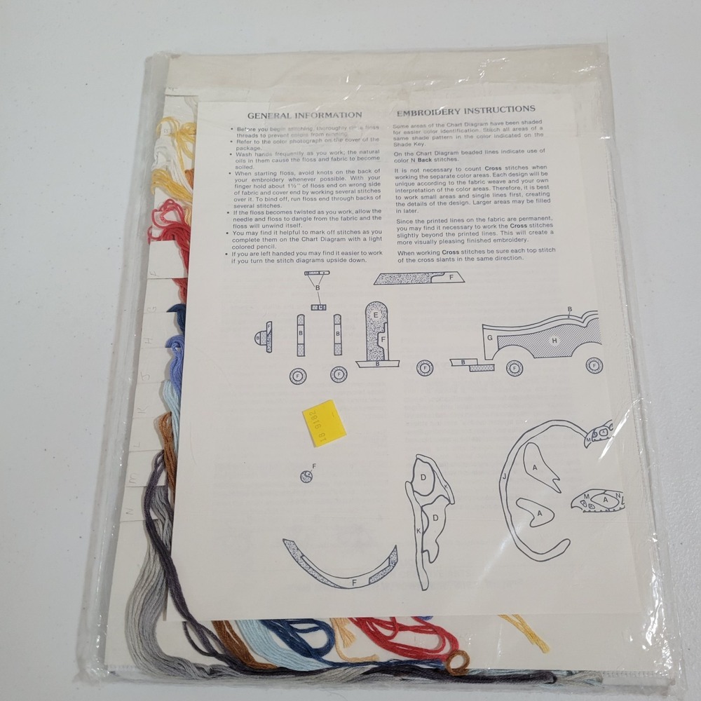 Simplicity COUNTLESS Cross Stitch Kit HAT DEPOT 12" x 9" New Sealed 0310 - Picture 2 of 5